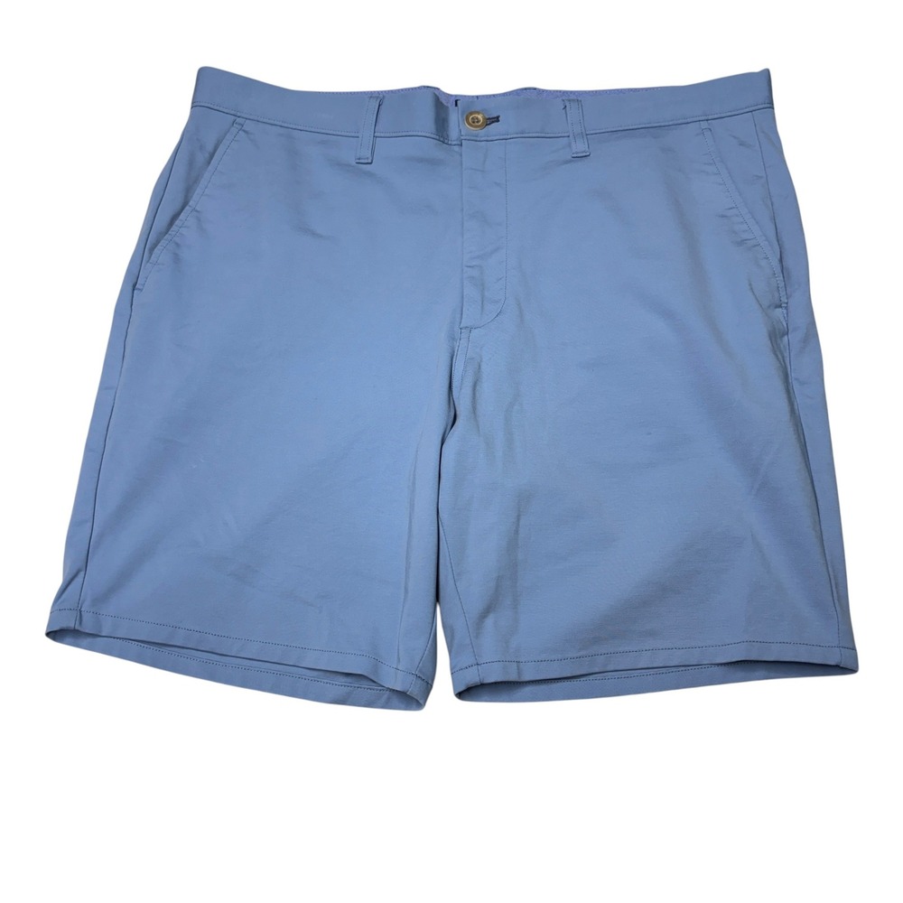 Johnnie-O Jupiters Performance Shorts Blue Horizon Mens 35X8 Stretch Golf